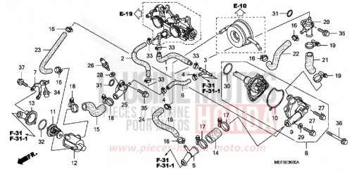 POMPE A EAU FJS400D9 de 2009